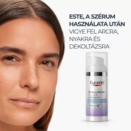 Eucerin Hyaluron-Filler + Longevity Epigenetic Éjszakai arcápoló 50ml