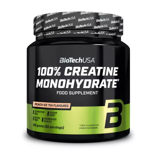 BioTechUSA Biotech 100% Creatine Monohydrate por barackos ice tea 300g