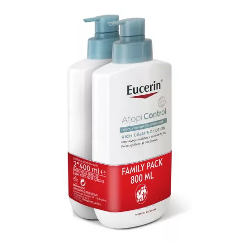 Eucerin AtopiControl testápoló DUO PACK 400+400ml
