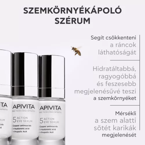 Apivita BEE TECH 5 ACTION szemkörnyékápoló szérum 15ml
