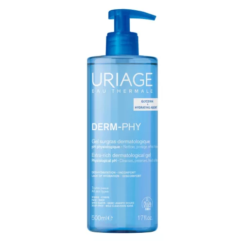 Uriage DERM-PHY Tusfürdő Gél 500ml