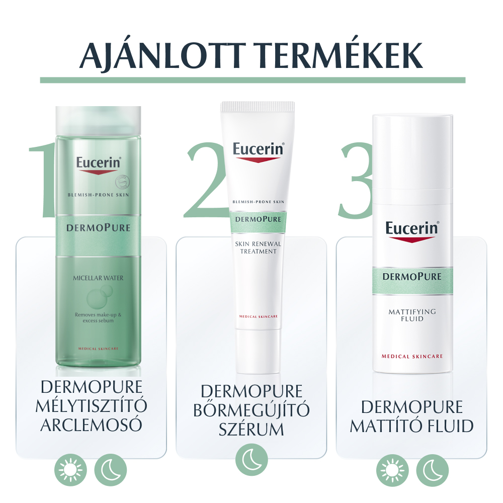 Eucerin DermoPure – Megoldás pattanásos bőrre tiniknek és felnőtteknek egyaránt