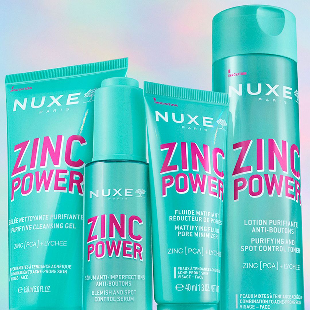 Nuxe Zinc Power – Cinktartalmú bőrápolás a tisztább, egészségesebb arcbőrért